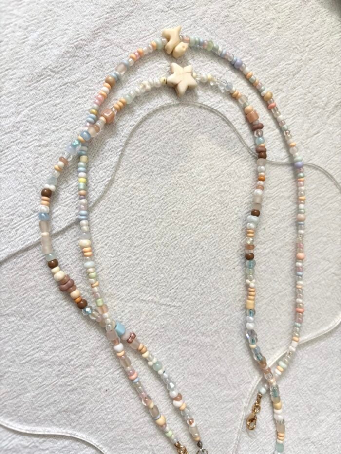 Handmade Minimalist Seed Bead Necklace - Image 4