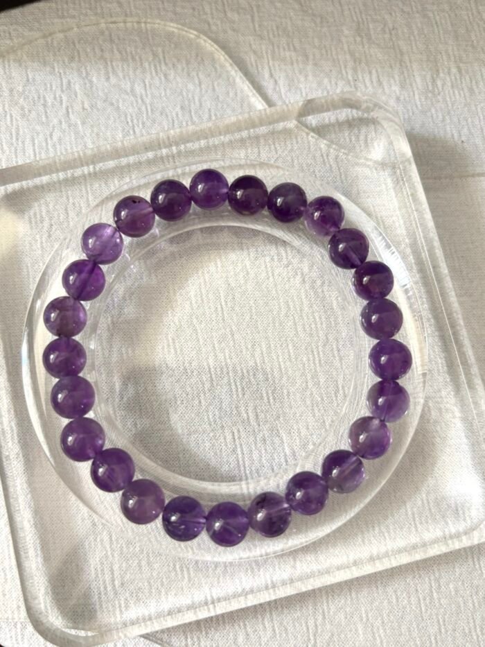 Natural Crystal  &Agate Bracelet - Image 4
