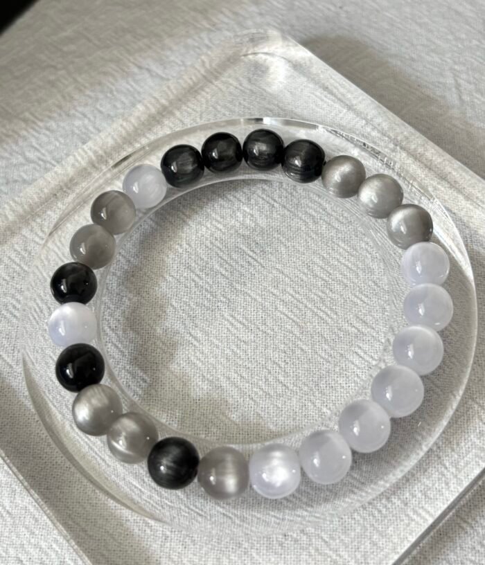 Natural Crystal  &Agate Bracelet - Image 10